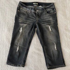 Paris Blues Dark Navy Cropped Jeans - Size 11 - Preowned